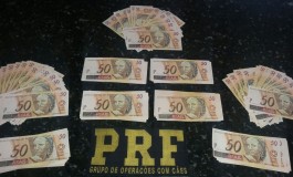 Homem é preso com mais de R$ 8 mil falsos comprados no Paraguai