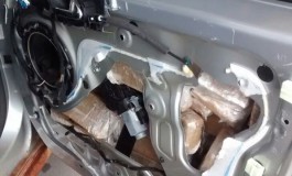 Polícia Militar apreende carro recheado com maconha, na MS-040