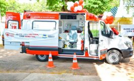 Ambulância 0km e desfibrilador automático reforçam o atendimento do SAMU