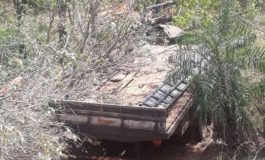 Em Bonito, caminhão cai de serra e motorista morre