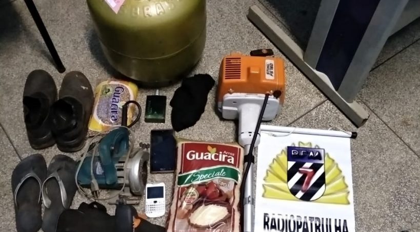 Homem é preso pela PM após realizar onda de furtos em residências de Aquidauana