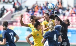 Com gol no fim da prorrogação, Brasil conquista ouro no futebol feminino militar